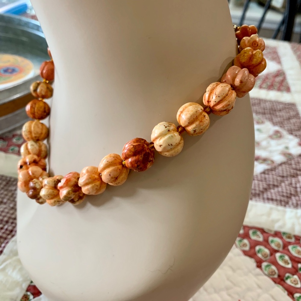 Fall Pumpkin Necklace. - image 3
